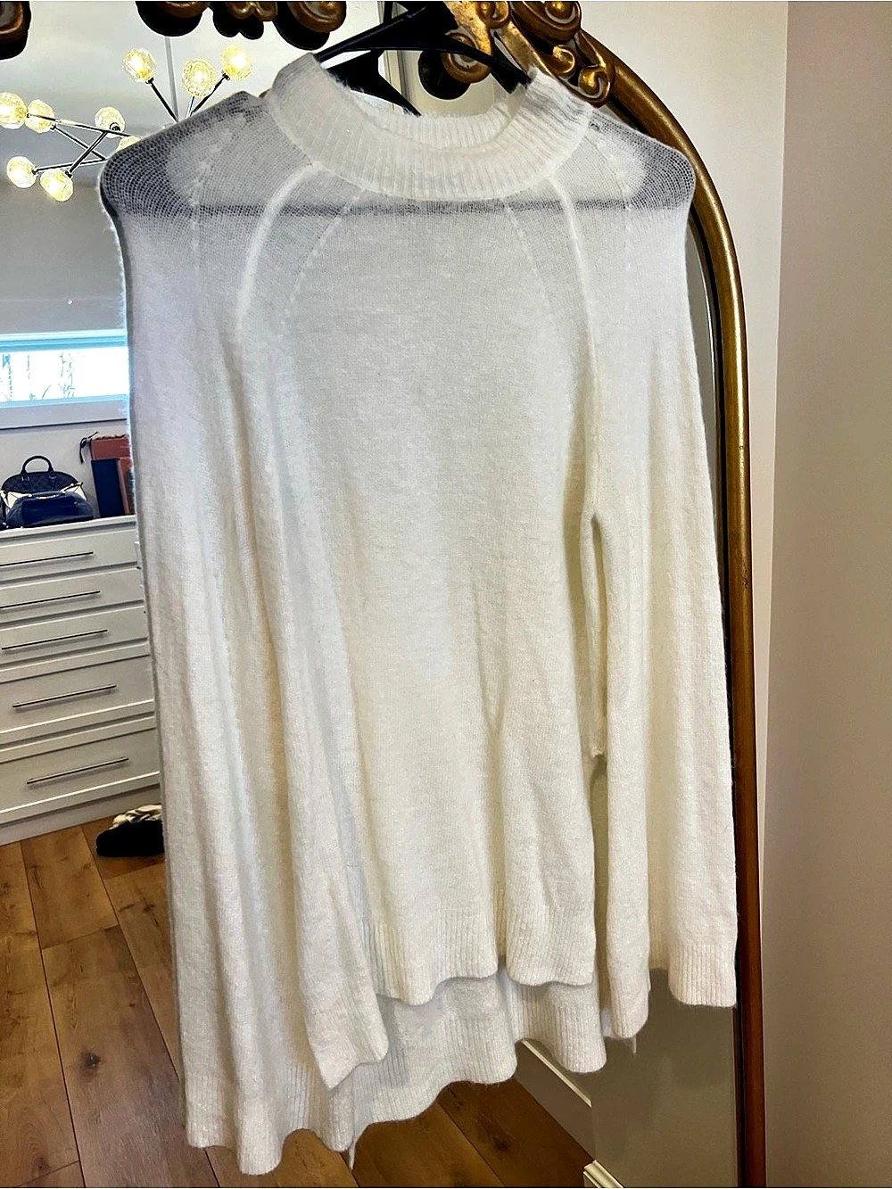 White Crew Neck Sweater Like New